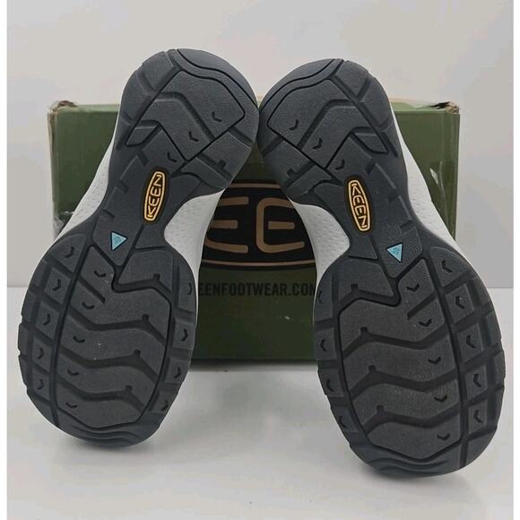 Keen US 7 Astoria West Womens Grey Coral Pink Closed Toe Trail Sandals - Picture 5 of 7